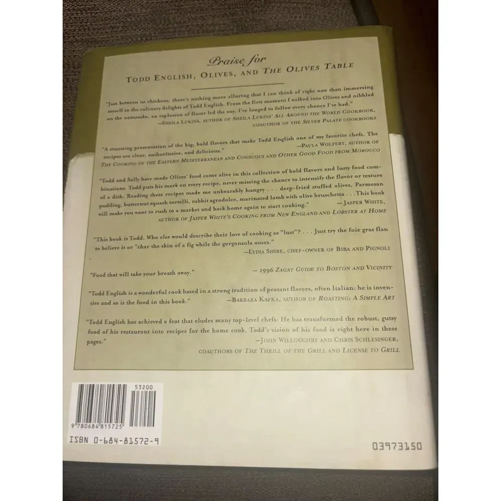 The Olives Table Over 160 Recipes from Chef Todd English & Sally Sampson
